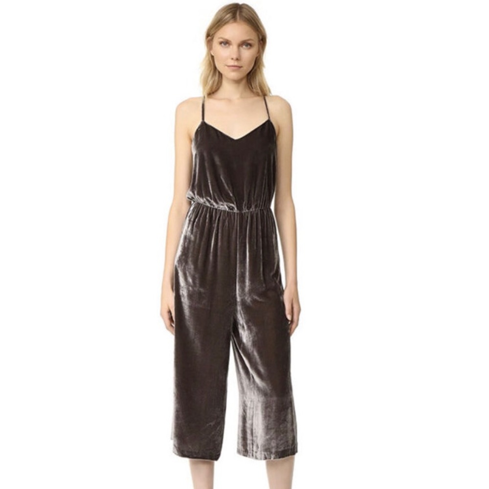 Madewell Velvet Cami Jumpsuit